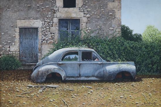 Peter Evans oil, Peugeot car